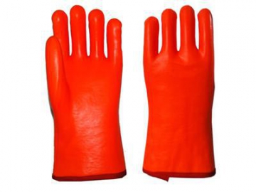 Удлиненные морозостойкие перчатки с ПВХ покрытием GSP0328