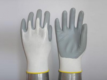 Перчатки с нитриловым покрытием ладони GSN6030W/B