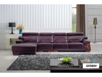 Современный диван из натуральной кожи, GF088