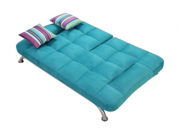 Тканевый диван-кровать с металлическим каркасом
