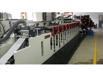 10-цветная флексографская узкорулонная печатная машина, Китай