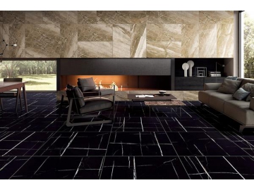 Плитка под мрамор Laurent Black (Керамические настенные плитки, Напольные плитки, Плитки для интерьера, Плитки для экстерьера)