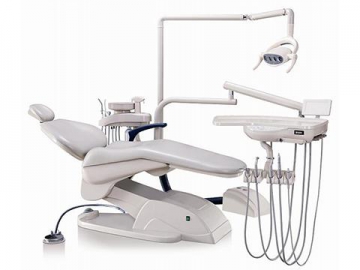 Стоматологическая установка А800-I    (стоматологическое кресло из пенного наполнителя с эффектом памяти, блок инструментов, светодиодный светильник)