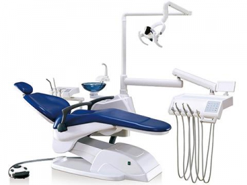 Стоматологическая установка А880  (электрическое стоматологическое кресло, блок инструментов, поворотная плевательница, светодиодный светильник)