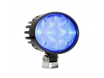 Сигнальные светодиодные фонари для погрузчика синего цвета с четырьмя светодиодами