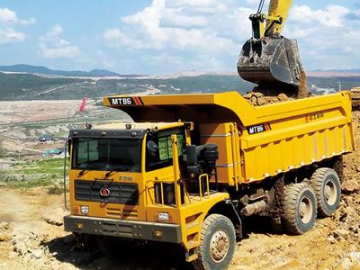 Карьерный самосвал с жесткой рамой MT86H
