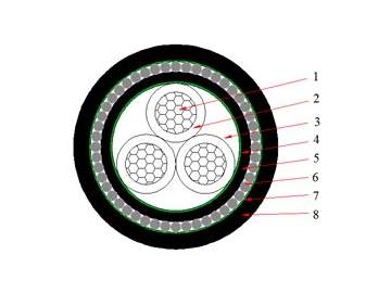 Кабель NAYRY (AL/PVC/SWA/PVC) 0,6/1 кВ