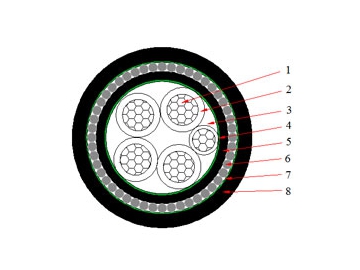 Кабель NAYRY (AL/PVC/SWA/PVC) 0,6/1 кВ