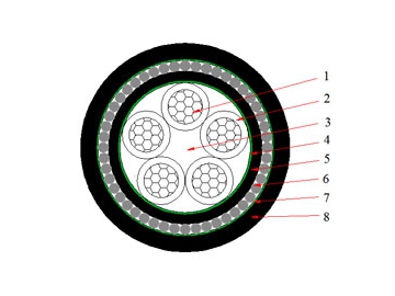 Кабель NYRY (CU/PVC/SWA/PVC) 0,6/1 кВ