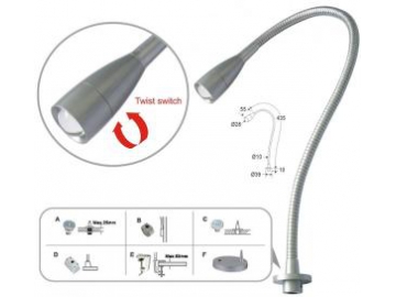 Гибкая светодиодная прикроватная лампа SC-E101
