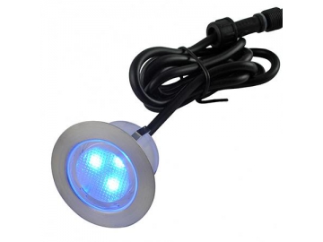 Встраиваемый уличный светильник SC-B109 диаметром 45мм, влагозащищенный, диммируемый (плавная регулировка яркости свечения), поддерживает RGB освещение, подходит для уличного освещения.