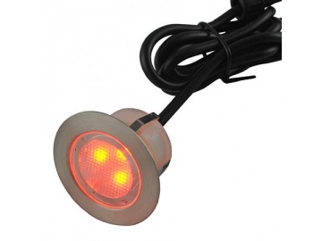 Встраиваемый уличный светильник SC-B109 диаметром 45мм, влагозащищенный, диммируемый (плавная регулировка яркости свечения), поддерживает RGB освещение, подходит для уличного освещения.