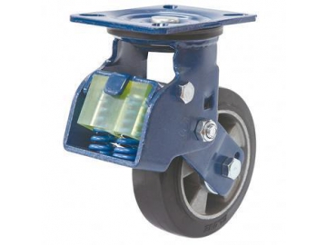 Резиновое колесо с алюминиевой ступицей (250-400кг)