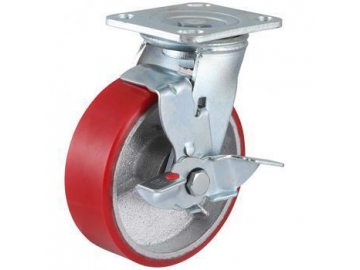 Полиуретановое колесо со стальной ступицей (280-420кг)