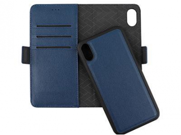 Чехол-кошелёк из натуральной кожи с карманом под карты, чехол для iPhone XS MAX