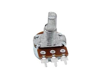 Резистор переменный WH148 (поворотный потенциометр, 16 мм)