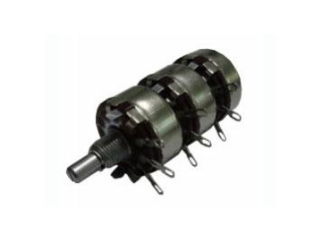 Переменный резистор WTH118 (многооборотный потенциометр, 30 мм)