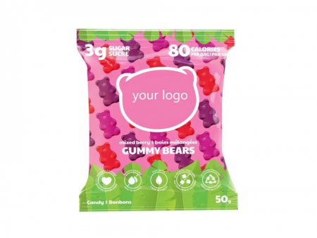 Автоматическая линия фасовки и упаковки жевательных конфет в пакеты