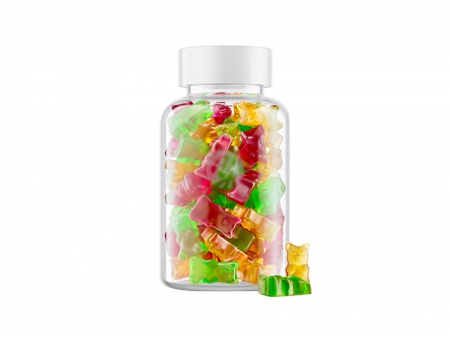 Автоматическая линия фасовки жевательных конфет в бутылки