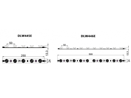 Линейный светодиодный модуль DLW445E/DLW446E