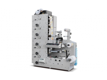 Флексографическая печатная машина с одной вращающейся режущей секцией, ZBS-320