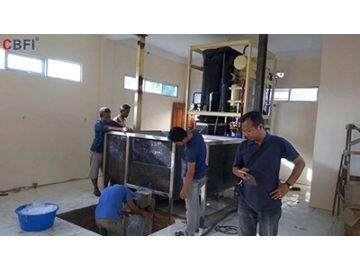 CBFI 5-тонный льдогенератор в Индонезии