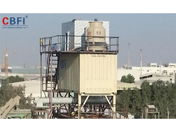 Катар--Система охлаждения бетона чешуйчатым льдом производительностью 30 тонн