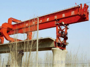 Мостовой кран, Кран для строительства мостов