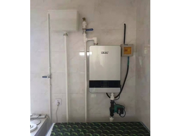 Комбинированный индукционный отопительный котел (8-12кВт, отопление помещений и воды)