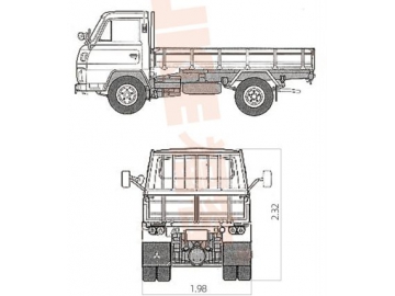 Бортовой грузовик, FK6-50 T