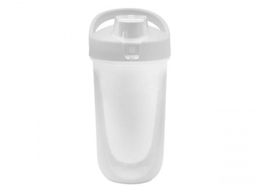 Переносной стакан для воды и напитков с двумя цветами и крышкой с IML этикеткой 500 мл, CX110