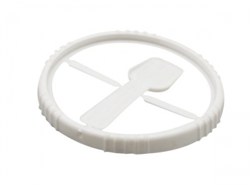 Пластиковая круглая крышка с IML этикеткой с ложкой Ø71,86 мм, CX023