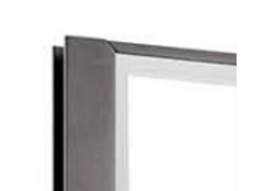Стеклянная дверь для шкафа в U-образном алюминиевом профиле