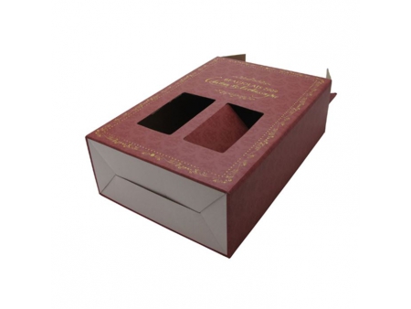 Кашированная коробка для бытулки вина