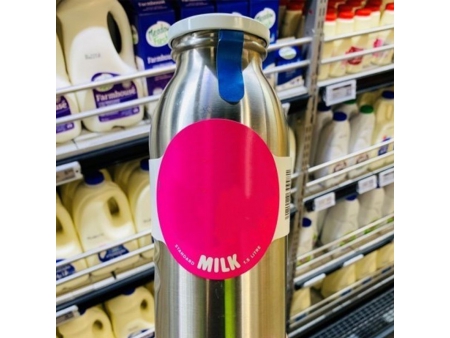 Многоразовая бутылка для молока из нержавеющей стали объемом 1,5 л