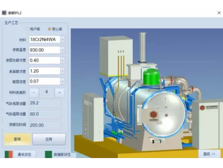 Система управления вакуумной печью