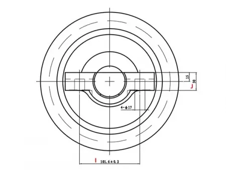 Опорный каток для бульдозера Caterpillar D5B