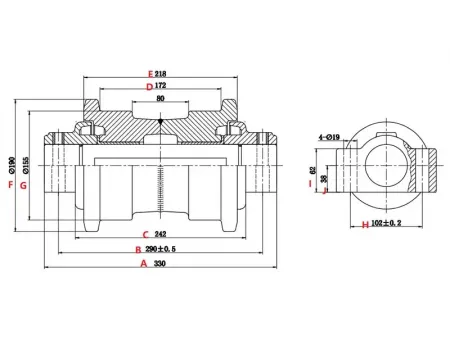 Опорный каток для экскаватора Hitachi EX200