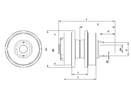 Поддерживающий каток для бульдозера Komatsu D31
