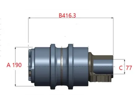 Поддерживающий каток для экскаватора Caterpillar 385