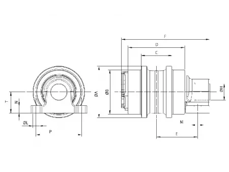 Поддерживающий каток для экскаватора Hitachi EX200