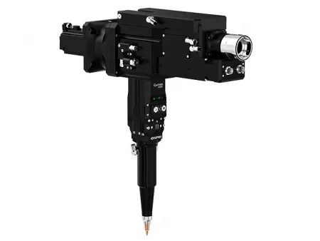 Волоконно-лазерная режущая головка для резки под углом (с автофокусировкой, одноподвесная система, прямой угол), 20 кВт