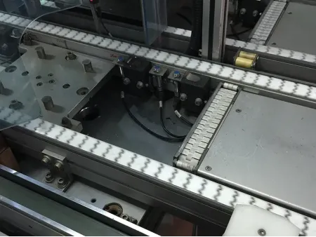 Решения для конвейерных систем  Двухручьевой пластинчатый конвейер для паллет