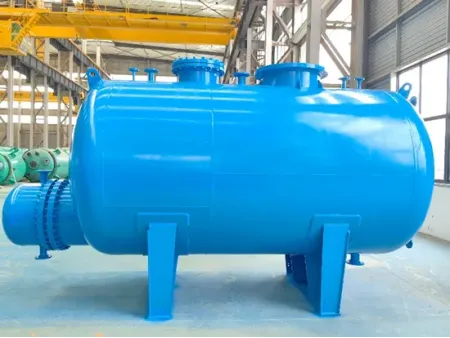 Горизонтальный эмалированный сборник