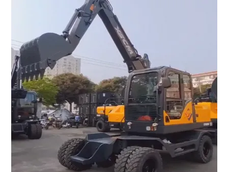 Компактный колесный экскаватор ST609W