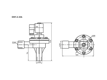 Серия DMF-Z  Клапаны электромагнитные, двухходовые (2/2) из литого алюминия
