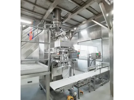 Фасовочная машина с горизонтальным весовым дозатором