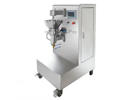 Вертикальный экструдер-гранулятор с механизмом охлаждения