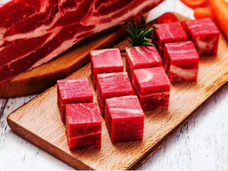 Машины для нарезки замороженного мяса кубиками
