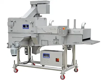 Машины для посыпки мукой с конвейерной лентой